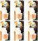 Fresh & More Nachfüllflakons für Duftstecker (6er Pack) Anti-Tabak & Orange, 19ml