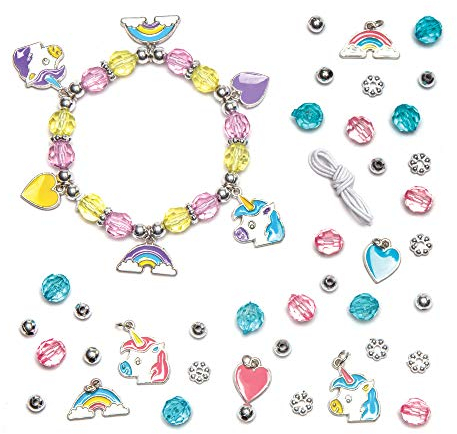 Baker Ross AW622 Einhorn-Charm-Armbänder (3 Stück), Sortiert, 3 Pack