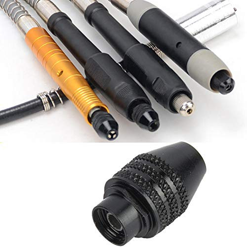 8mm Chuck Mini Universal Grinder de Tres Mordazas Accesorios Portabrocas Multifunción 0.5-3.2mm para Taladro Eléctrico con Destornillador(Largo 8mm)