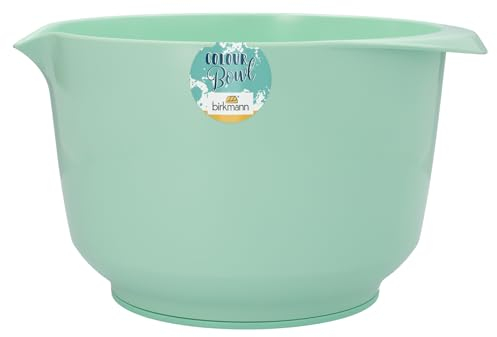 Birkmann, Colour Bowls Rühr- und Servierschüssel, Türkis, 4,0 Liter, Melamin, kratzfest, standfest, nachhaltig, 708426