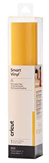 Cricut 2008657 Smart Vinyl Permanent | 1 Sheet | 33cm x 3.6m | Maize Yellow, (12ft), 3.6m (12ft)