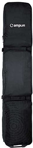 AmpliFi Tour Torino Schwarz - Robuste geräumige Ski/Snowboard Transporttasche, Größe 200 cm - Farbe Stealth Black