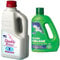 Elsan DRIN01 Double Rinse Toilet Fluid, 1 litres, Pink & ORG02 Organic Toilet Fluid for Motorhomes, Green, 2 Litre