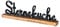 levandeo Sterneküche Schriftzug L40cm Metall Schwarz Mango Holz Deko Aufsteller Tischdeko Küche Küchendeko Buchstaben Geschenk