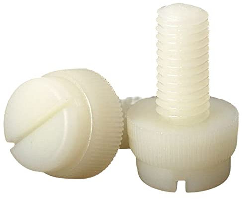 50pcs Nylon Mano Stringere Parola Con Scanalatura Viti zigrinate M5x16mm per Elementi di Fissaggio Dispositivi di Bloccaggio Fissi Stampo Meccanico