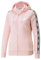 PUMA Sweat Zippé Rose Femme Tape T-Shirt Femme