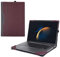 RUNMEIJIA Étui Rigide pour Samsung Galaxy Book 3 Pro/Galaxy Book 3 Pro 360/Galaxy Book 3 Ultra [Ne convient pas au Galaxy Book 3 360] 2 en 1, étui en cuir PU (rouge vin)
