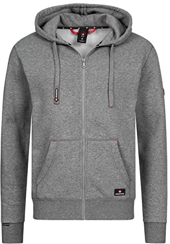 Höhenhorn Woodberg Herren Hoodie Pullover Dunkelgrau Gr. M