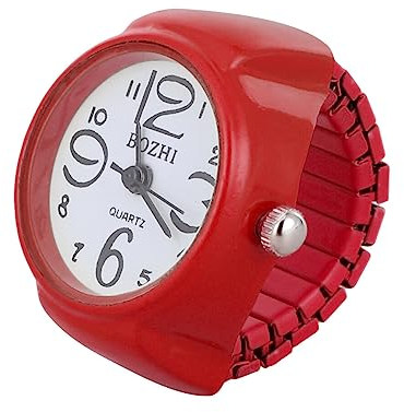 UKCOCO Ringuhr Herrenuhren Kinderspielzeug Fingeruhr Für Männer Und Frauen: Analoge Quarz-Ringuhr Elastische Fingerringuhr Für Männer Und Frauen Betrachten Kinderuhren