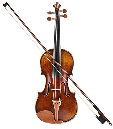 Anfänger Geige Handgefertigte 4/4 Violine In Voller Größe Mit Jujube-Zubehör Und Carbon-Faser-Geigenkoffer Komplettset