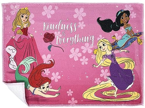 Napperon de table en tissu Princesses Disney, lavable et résistant à la chaleur, 40 x 30 cm, 100 % polyester