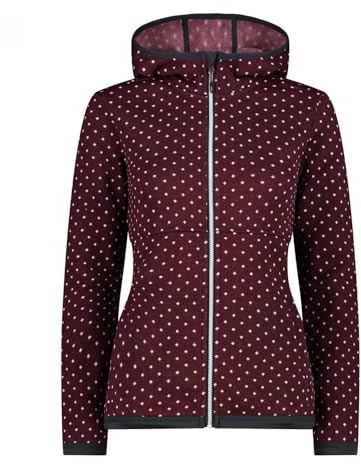CMP Strickfleecejacke Tupfen mit Kapuze - 40