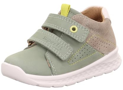 Superfit Jungen Breeze Sneaker, HELLGRÜN/BEIGE 7510