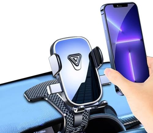 BAFUGU Support de téléphone de Voiture rétroviseur Multifonction pour Tableau de Bord de Voiture avec Pince à Ressort réglable à 360 °, pour GPS et Smartphones de 4 à 7 Pouces