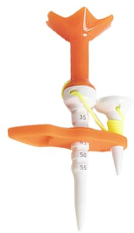 Golf Tee Holder - Golf Tee Multipurpose | Adjustable Height Golf Tee - Golf Training Tee, Golf Ball Holder for Practice, Tee Holder for Golf, Small Adjustable Height Gofl Tee Guidance for Garden, Park