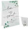 Love is Sweet Sign(8 x 11 Inch Table Sign with Holder) Greenery Bridal Shower Sign Please Take A Treat, Wedding Dessert Table Sign, Wedding Shower Bridal Shower Favors for Guests WEEDS19