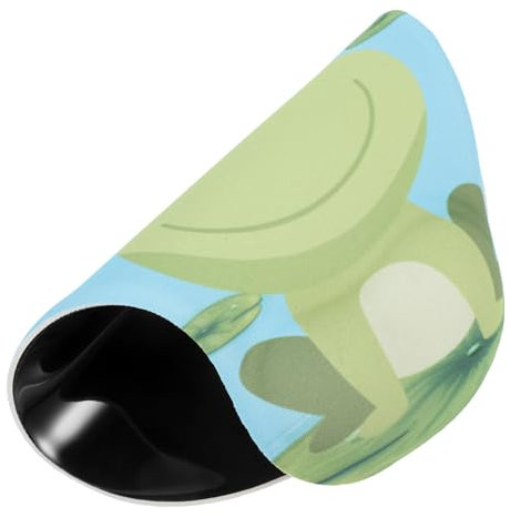 OFFSCH Mauspad Mit Handgelenkstütze Dekoratives Cartoon-Muster Rutschfestes Mauspad Für Glasoberflächen Schreibtische Und Tische Für Home Und Büro