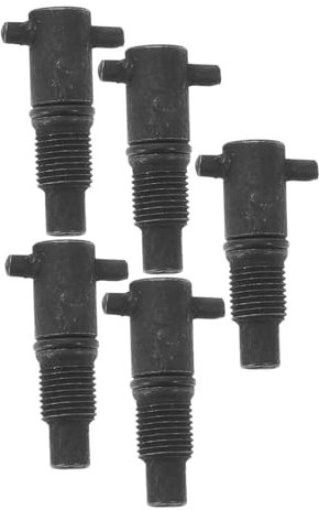 FELTECHELECTR 5 Stück Wagenheber Rücklaufventil Aus Eisen Ablassventil Und Dichtung Für Vertikale Hydraulische Wagenheber Bis 20 Tonnen Multifunktions Ersatz Löseschraube Für Autoreparatur