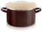 Emaille-Topf Kochtopf Schmortopf emailliert braun BROWN 30 cm 10 L