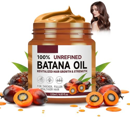 Huile de Batana Pour Cheveux, Batana Oil Pousse Cheveux, Répare les Secs et Abîmés, Nourrit et Protège le Cuir Chevelu, 120ml, Pour Hommes et Femmes