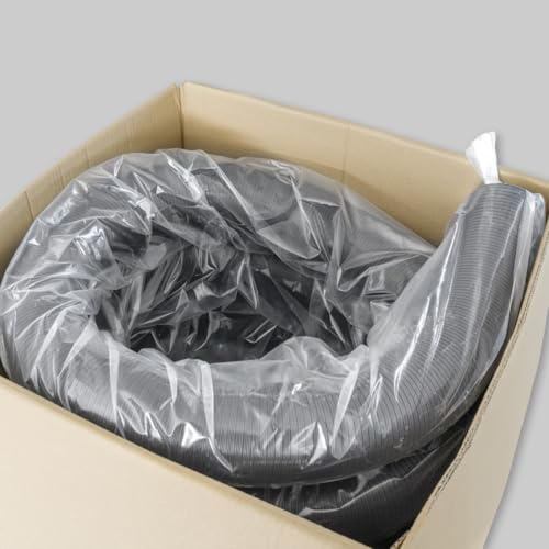 Subtiel Alu-Flexrohr Color-Flex Ø 50 mm x 1,5 m, schwarz