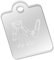 Azeeda 49mm 'Chainsaw Killer' Clear Acrylic Keyring (AK00000538)