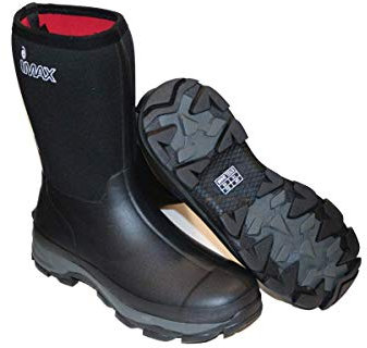 Imax Herren NEOPREN-Gummistiefel Tira Rubber/Neoprene Boot - Black