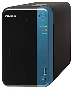 QNAP TS-253Be NAS Ethernet Negro - Unidad Raid (Unidad de Disco Duro, SSD, Serial ATA III, 2.5/3.5, 0, 1, 5, 6, 10, JBOD, Intel® Celeron®, J3455)