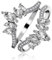 Uloveido 18K Weißgold überzogener Ring Enhancer Guard mit Herz Runde quadratische ovale Dreieck Rechteck Zirkonia Ringe Doppel Ehering Verlobungsversprechen Ringe für Sie (Größe 57) Y445
