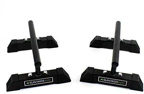 X-Parts Parallettes Metall Calisthenics Liegestützgriffe Handstandgriffe Stabil Handstand SCHWARZ Slavikosway