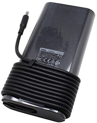 Dell Wikiparts Adaptateur secteur 19,5 V 6,67 A 130 W pour ordinateur portable avec cordon d'alimentation britannique inclus