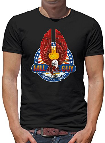 TShirt-People Fall Guy Assoc T-Shirt Herren M Schwarz