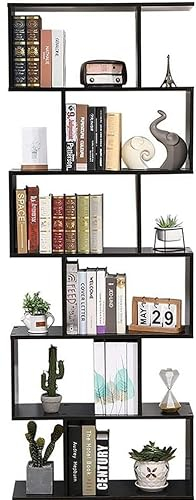 ETNIC ART Libreria Scaffale Wenge Ufficio Moderna Contemporanea Bifacciale Divisorio Legno Casa Giorno 70x23.5x190 Autoportante Mensole Scaffali Cubi Muro Design Ingresso Soggiorno