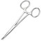 Booms Fishing F04 Fishing Forceps Stainless Steel Fishing Scissors 5.5in,Locking Forceps Clamp Curved Tip Fish Hook Remover
