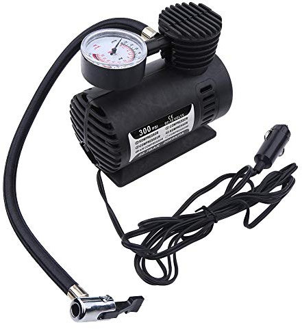 Compresor Aire Coche Inflador, MAGT Mini compresor de Aire portátil Bomba infladora de neumáticos eléctrica Coche de 12 voltios 300 PSI Adecuado para Bicicletas Coches Motos