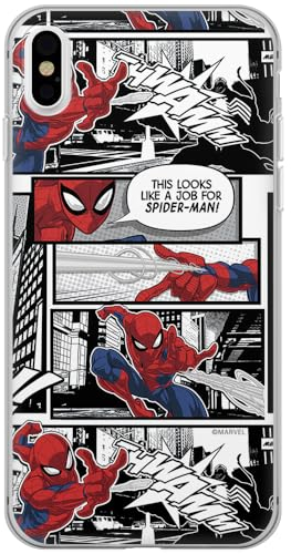 ERT GROUP mobile phone case for Apple Iphone X/XS original and officially Licensed Marvel pattern Spider Man 001 optimally adapted to the shape of the mobile phone, case made of TPU