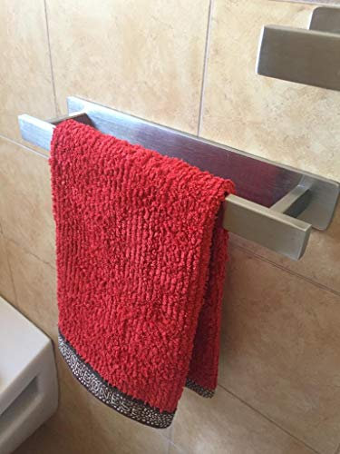 INOXLM Porta Asciugamani, Porta Carta igienica, Kit Bagno Adesivo Senza Fori (Porta Asciugamani 30 cm)