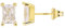 LIHELEI Ohrstecker Ohrringe Damen Silber, S926 Sterling Silber Ohrringe Ohrstecker mit AAA Zirkonia für Damen Mädchen-Gold