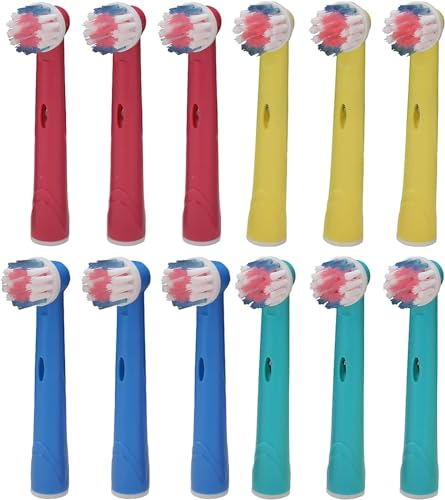BELADENT Aufsteckbürsten Kinder kompatibel mit Oral B Zahnbürsten, 16 Stück