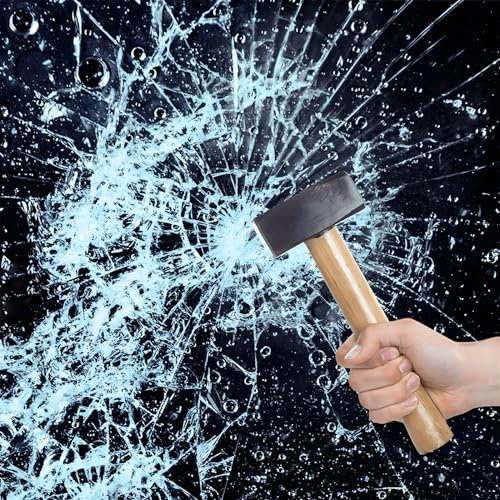 Nidojp Klare Sicherheitsfolie für Fenster aus gehärtetem Glas, bruchsicher, für Zuhause und Büro, 4 mm