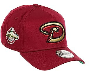 New Era 9Forty A-Frame Cap MLB Baseball Kappe rotes Design Teamlogo gebogener Schirm verstellbar