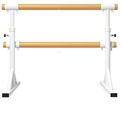 Ballettstange, Ballett-Bar, Ballett-Bar, verstellbare und mobile Doppel-freistehende Ballett-Stretch-Leiter zum Tanzen, Dehnen, höhenverstellbar