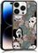 MMYAJT Horror Flowers Scary Phone Case Fit for iPhone 14 Pro, TPU iPhone Case Shockproof Ghostface Fashion Design Phone Cover Gift for Boy Girl Men Women