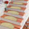 Snapstyle Natur Sisal Stufenmatte Halbrund Einfarbig, Größe/Ausführung/Menge:24x65 cm (halbrund) 1 Stck., Farbe:Grün