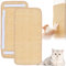 2 Stück Kratzmatte Katze, Katzenkratzbretter Sisal Kratzteppich 50x25 cm, Katzenkratzmatte Kratzmatte für Katze Katzenkratzmatte für Sofa Möbel Tür Kratzschutz