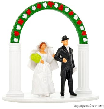 42365 Figuren-Set: Brautpaar mit Traubogen