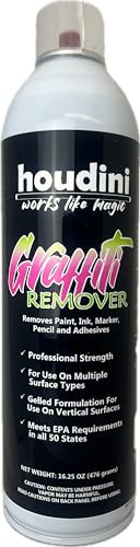 Graffiti, Ink and Paint Remover, Premium Gelled Formulation, 16.25 OZ Aerosol Spray (1 Pack)
