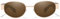 SODQW Ovale Sonnenbrille für Damen mit UV400-Schutz, nicht polarisierte Retro-Sonnenbrille, 90er Jahre-Stil