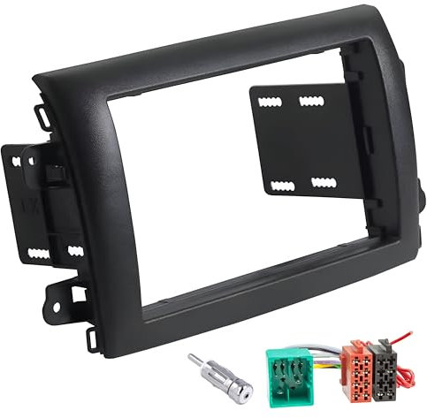 Sound-way Kit de Montage Autoradio, Façade Cadre de Radio 2 DIN, Adaptateur Compatible avec Fiat Ducato 2021-2024