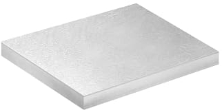 dekora - Base per Torta in Cartone Rigido Quadrata Placcata Argento 25x25cm, Altezza 1,2cm - Perfetta per Feste, Compleanni e Anniversari